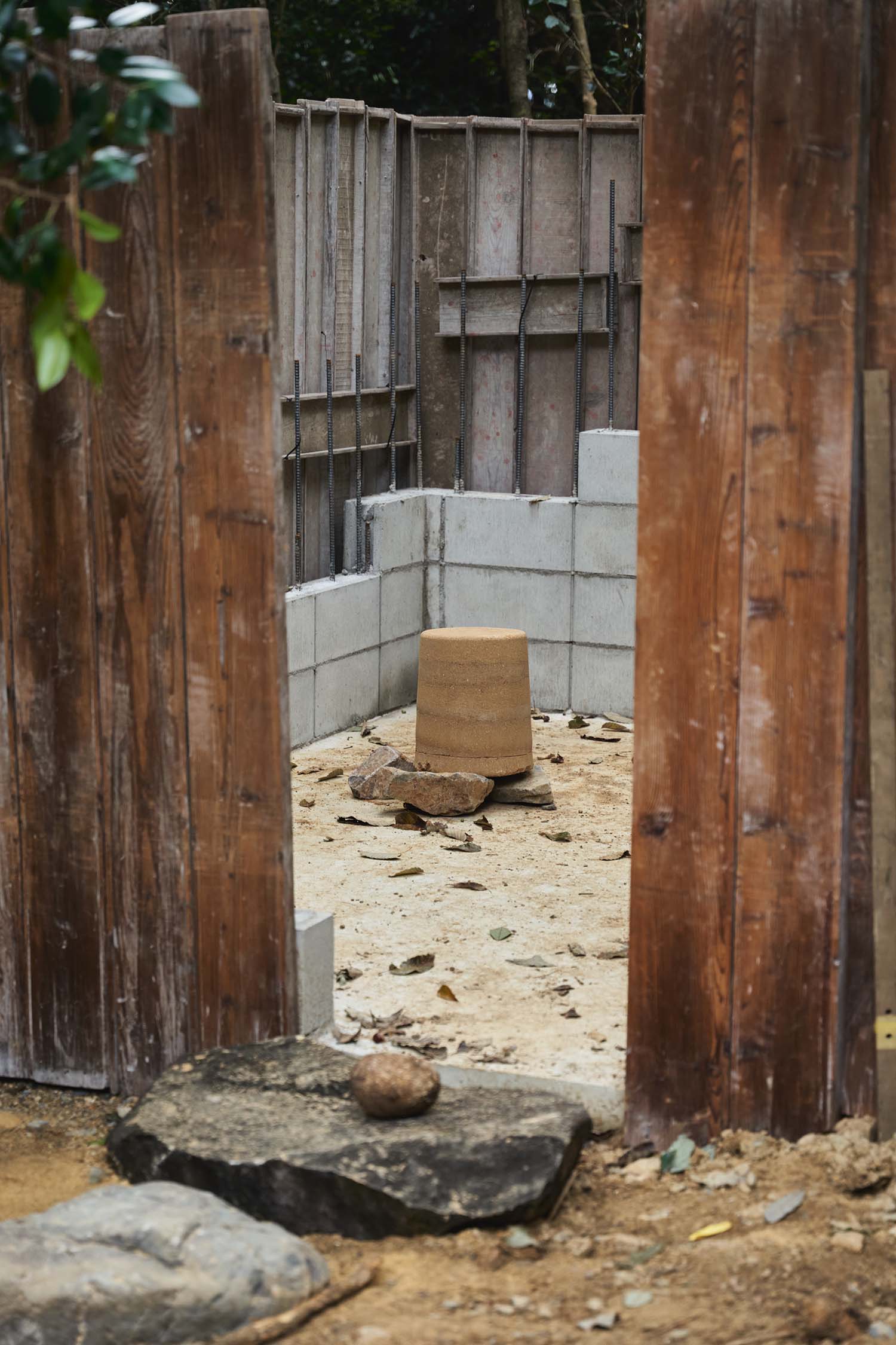 土層の小屋